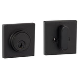 Sure-Loc Hardware Sure-Loc Modern DB201-SMD FBL Square Modern Single Cylinder Deadbolt Flat Black