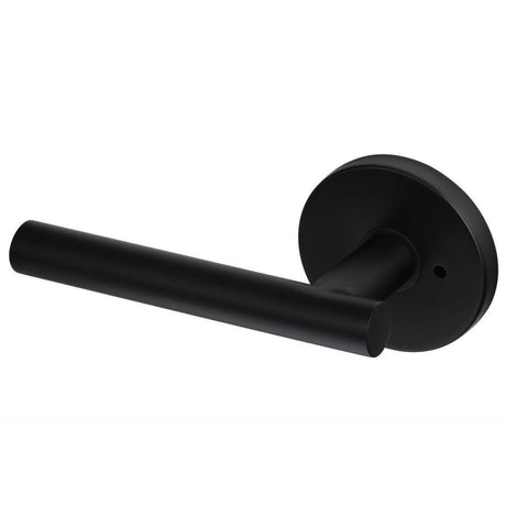 Sure-Loc Hardware Sure-Loc Modern JU102 FBL Modern Series Junea Privacy Door Lever Flat Black