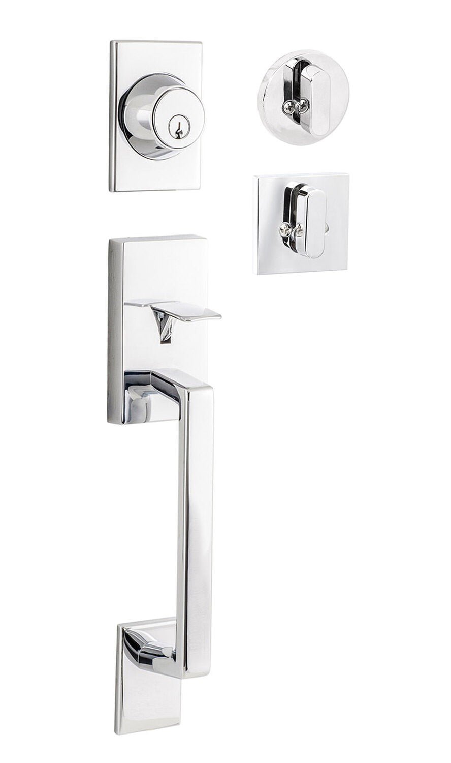 Sure-Loc Hardware Sure-Loc Modern KN500 26 Modern Series Koln Dummy Handleset Polished Chrome