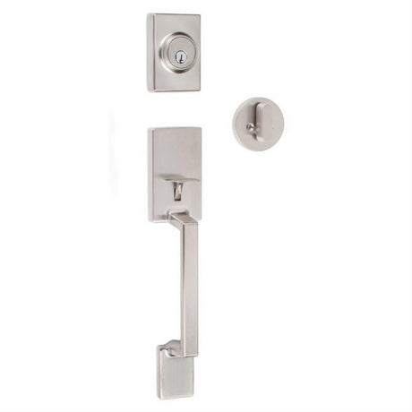 Sure-Loc Hardware Sure-Loc Modern SH500 15 Modern Series Stockholm Dummy Handleset Satin Nickel