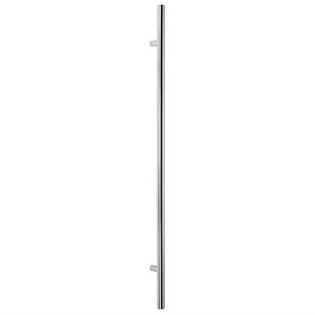 Sure-Loc Hardware Sure-Loc PL-1RD48 26 48" Single-Sided Round Long Door Pull Polished Chrome