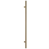 Sure-Loc Hardware Sure-Loc PL-1RD48 SB 48" Single-Sided Round Long Door Pull Satin Brass