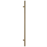 Sure-Loc Hardware Sure-Loc PL-1RD72 SB 72" Single-Sided Round Long Door Pull Satin Brass