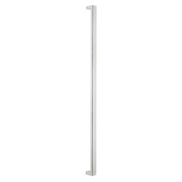 Sure-Loc Hardware Sure-Loc PL-1SQ48 26 48" Single-Sided Square Long Door Pull Polished Chrome