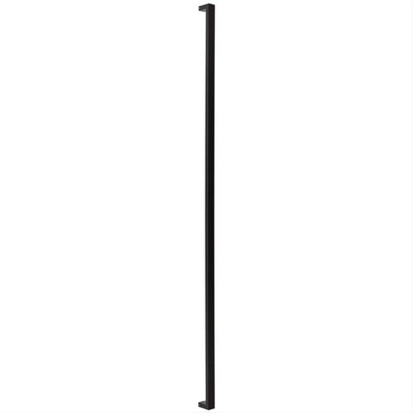 Sure-Loc Hardware Sure-Loc PL-1SQ72 FBL 72" Single-Sided Square Long Door Pull Flat Black