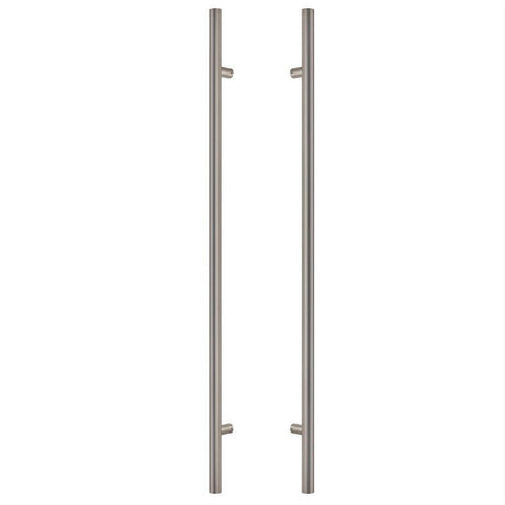Sure-Loc Hardware Sure-Loc PL-2RD48 32D 48" Double-Sided Round Long Door Pull Satin Stainless