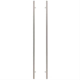 Sure-Loc Hardware Sure-Loc PL-2RD72 32D 72" Double-Sided Round Long Door Pull Satin Stainless