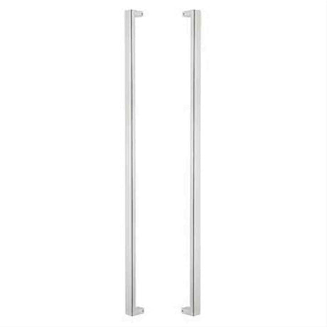 Sure-Loc Hardware Sure-Loc PL-2SQ72 32D 72" Double-Sided Square Long Door Pull Satin Stainless