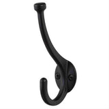 Sure-Loc Hardware Sure-Loc RH6 FBL Small Pilltop Coat Hook Flat Black
