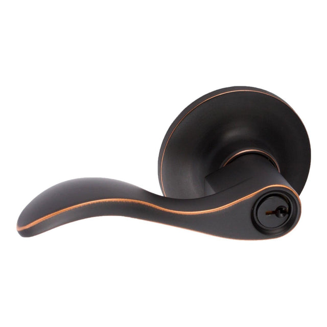 Sure-Loc Hardware Sure-Loc SB107 11P Snowbird Keyed Entry Lever Vintage Bronze