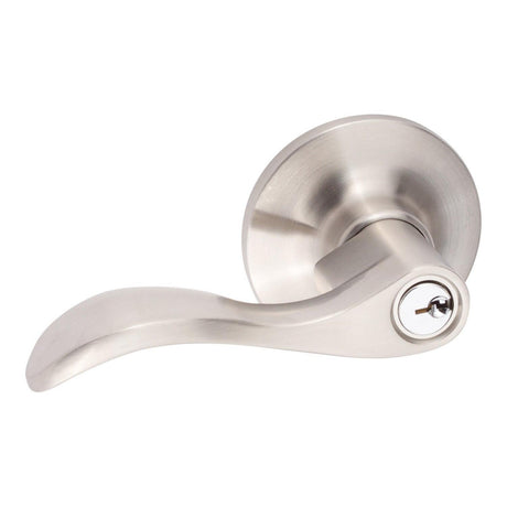 Sure-Loc Hardware Sure-Loc SB107 15 Snowbird Keyed Entry Lever Satin Nickel
