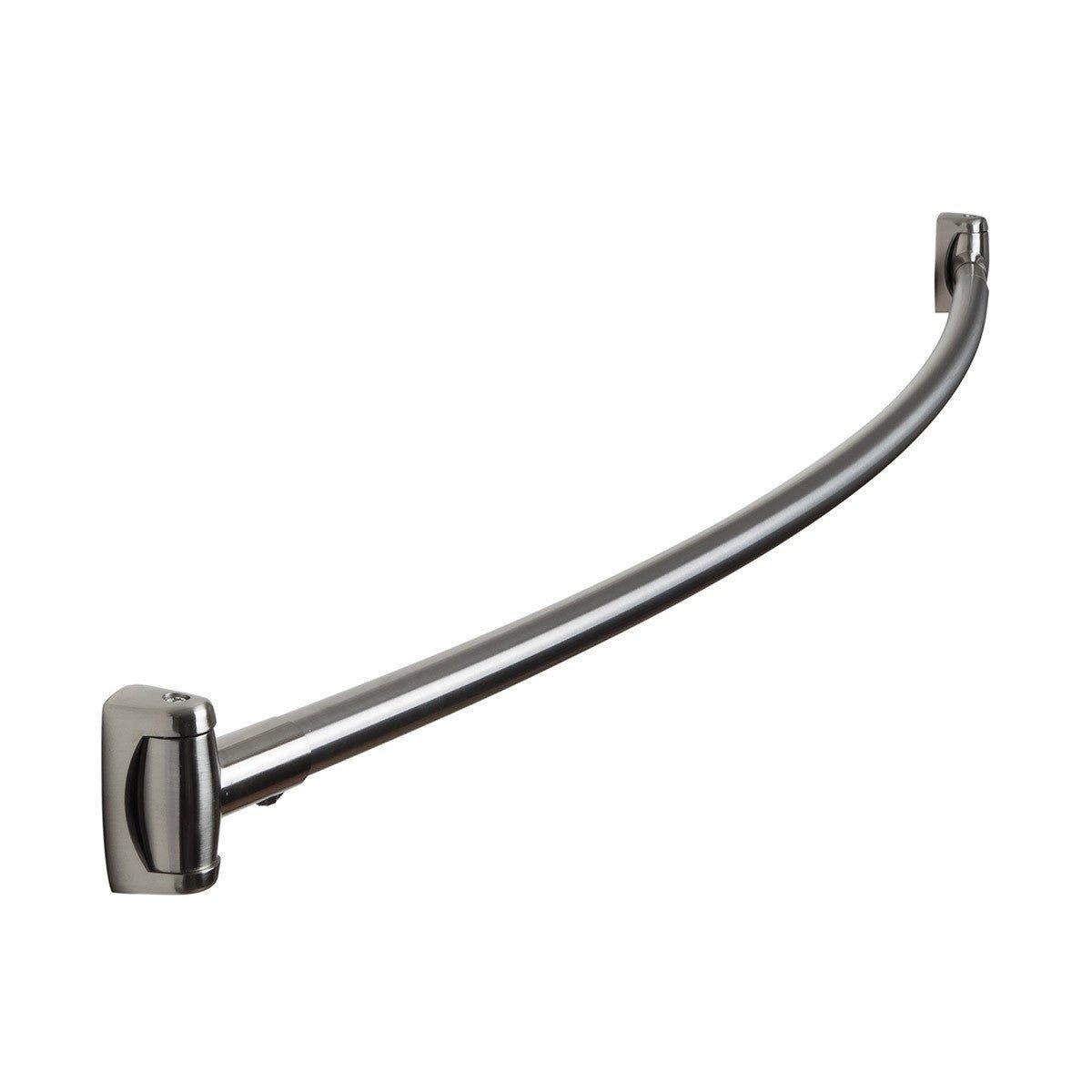 Sure-Loc Hardware Sure-Loc SCR-CV1 32D Bathroom Series Curved Shower Curtain Rod Satin Stainless