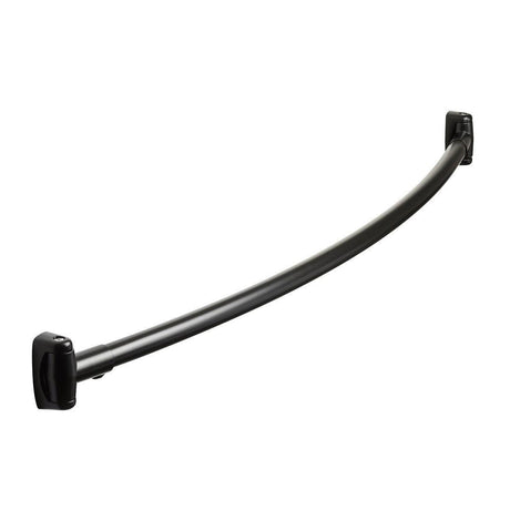 Sure-Loc Hardware Sure-Loc SCR-CV2 FBL Adjustable 5-6 Feet Curved Shower Curtain Rod Flat Black