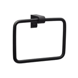 Sure-Loc Hardware Sure-Loc SD-TR1 FBL Bathroom Series Sedona Towel Ring Flat Black