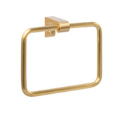 Sure-Loc Hardware Sure-Loc SD-TR1 SB Bathroom Series Sedona Towel Ring Satin Brass