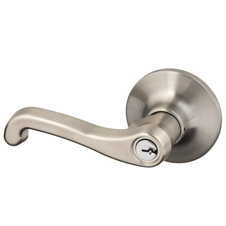 Sure-Loc Hardware Sure-Loc SG107 15 Sage Keyed Entry Door Lever Satin Nickel