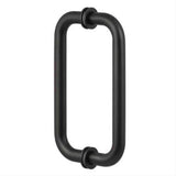 Sure-Loc Hardware Sure-Loc SHR-1 FBL 2-Sided C-Shaped Shower Door Handle Flat Black