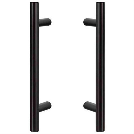 Sure-Loc Hardware Sure-Loc SHR-RD1 11P 12 Inch 2-Sided Round Shower Door Handle Vintage Bronze