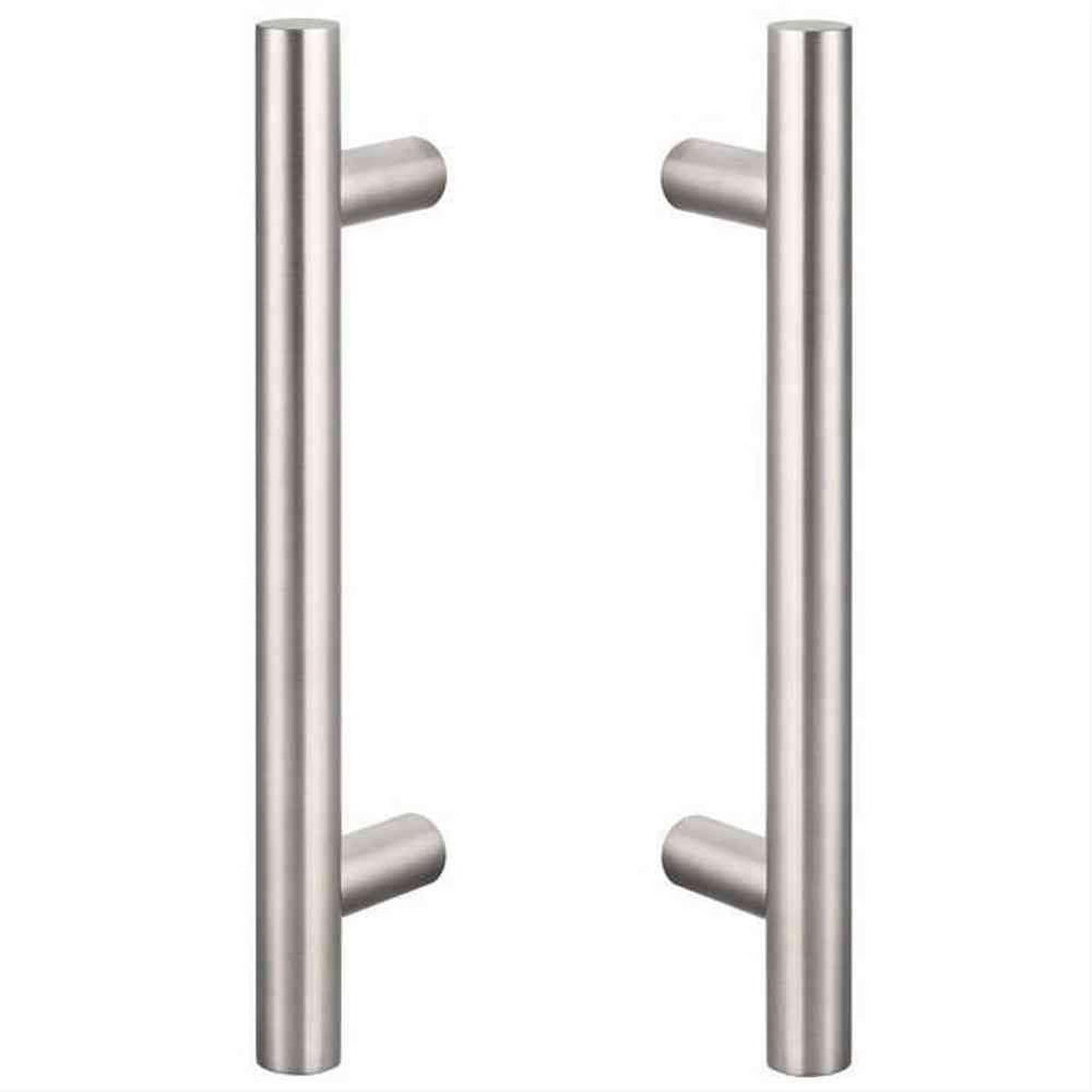 Sure-Loc Hardware Sure-Loc SHR-RD1 32D 12 Inch 2-Sided Round Shower Door Handle Satin Stainless