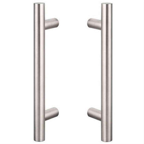 Sure-Loc Hardware Sure-Loc SHR-RD1 32D 12 Inch 2-Sided Round Shower Door Handle Satin Stainless