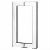Sure-Loc Hardware Sure-Loc SHR-SQ1 26 8 Inch 2-Sided Square Shower Door Handle Polished Chrome