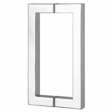 Sure-Loc Hardware Sure-Loc SHR-SQ1 26 8 Inch 2-Sided Square Shower Door Handle Polished Chrome