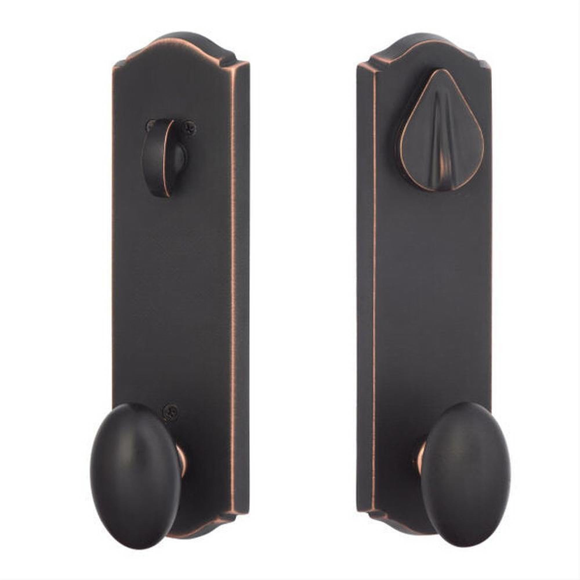 Sure-Loc Hardware Sure-Loc SR107-DB 11P Slickrock Keyed Entry Entry Door Knob and Deadbolt Vintage Bronze
