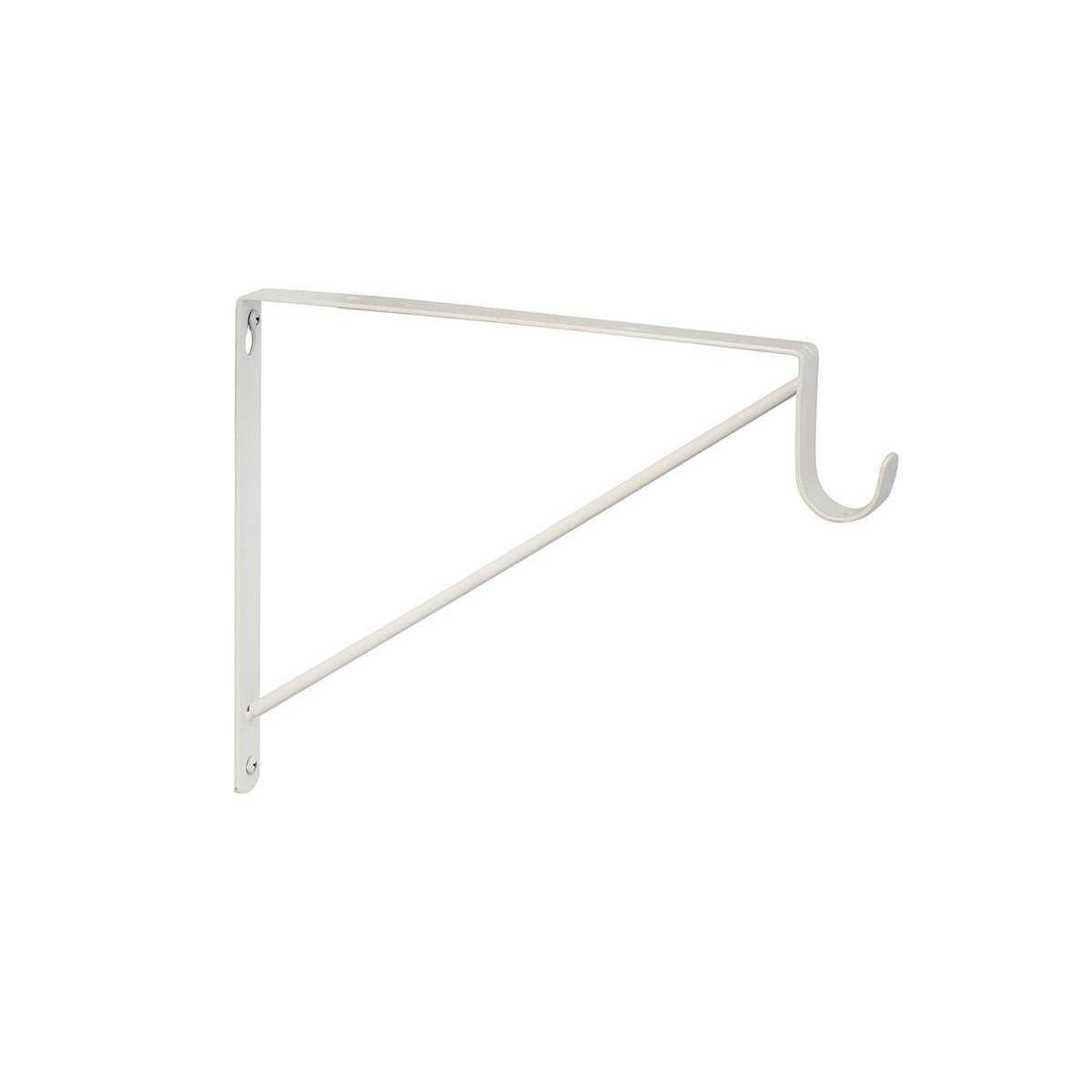 Sure-Loc Hardware Sure-Loc SRS-4 Heavy Duty Shelf and Rod Support White Powder Coat