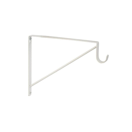 Sure-Loc Hardware Sure-Loc SRS-4 Heavy Duty Shelf and Rod Support White Powder Coat