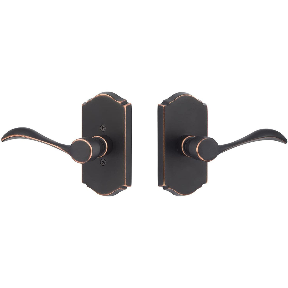 Sure-Loc Hardware Sure-Loc SS101 11P RH Sandstone Passage Door Lever Right Hand Vintage Bronze