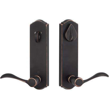 Sure-Loc Hardware Sure-Loc SS107-DB 11P RH Sandstone Entry Lever and Deadbolt Right Hand Vintage Bronze