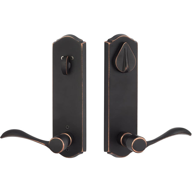Sure-Loc Hardware Sure-Loc SS107-DB 11P RH Sandstone Entry Lever and Deadbolt Right Hand Vintage Bronze