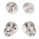 Sure-Loc Hardware Sure-Loc TA107/DB201 32D Tahoe Keyed Entry Knob and Deadbolt Satin Stainless