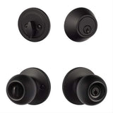 Sure-Loc Hardware Sure-Loc TA107/DB201 FBL Tahoe Keyed Entry Knob and Deadbolt Flat Black