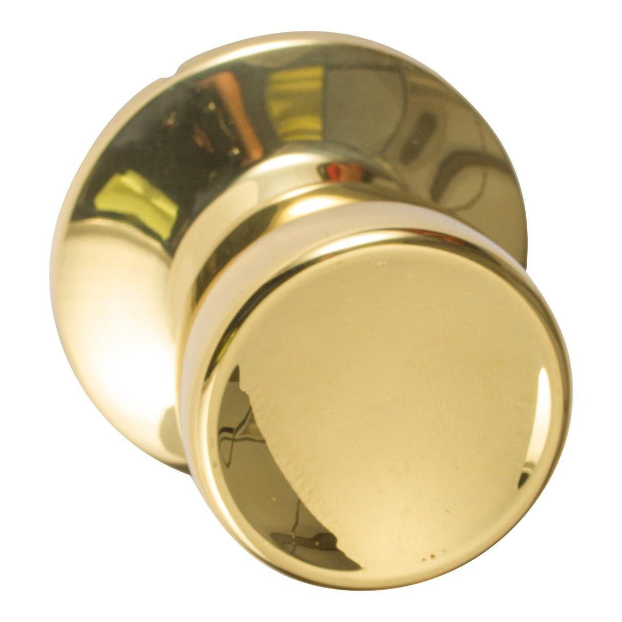 Sure-Loc Hardware Sure-Loc TL101 3 Tulip Passage Door Knob Polished Brass