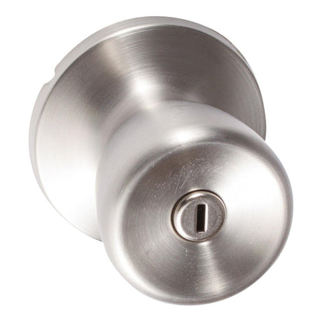 Sure-Loc Hardware Sure-Loc TL102 32D Tulip Privacy Door Knob Satin Stainless