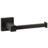 Sure-Loc Hardware Sure-Loc VR-PH1 FBL Vlora Bath Series Solid Brass Single Post Paper Holder Flat Black