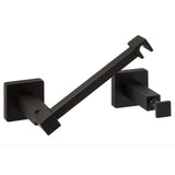 Sure-Loc Hardware Sure-Loc VR-PH2PV FBL Vlora Bath Series Solid Brass Pivot Paper Holder Flat Black