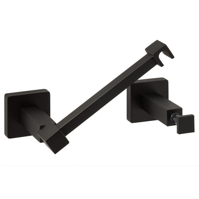 Sure-Loc Hardware Sure-Loc VR-PH2PV FBL Vlora Bath Series Solid Brass Pivot Paper Holder Flat Black