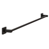 Sure-Loc Hardware Sure-Loc VR-TB30 FBL Vlora Bath Series Solid Brass 30 Inch Towel Bar Flat Black
