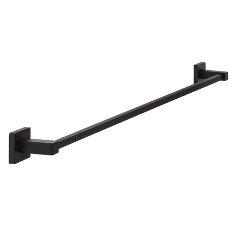 Sure-Loc Hardware Sure-Loc VR-TB30 FBL Vlora Bath Series Solid Brass 30 Inch Towel Bar Flat Black