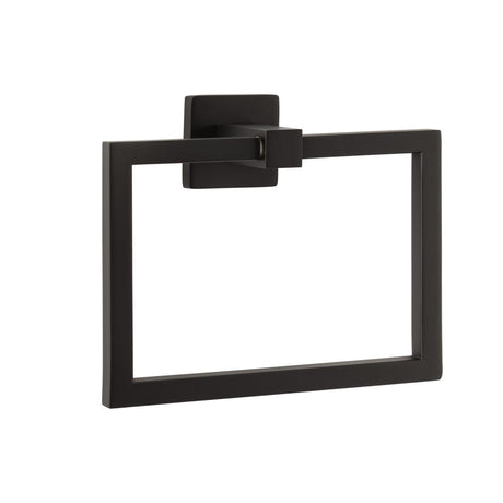 Sure-Loc Hardware Sure-Loc VR-TR1 FBL Vlora Bath Series Solid Brass Towel Ring Flat Black