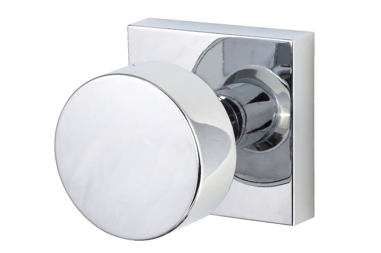 Sure-Loc Hardware Sure-Loc ZH101-SQ 26 Zurich Square Passage Door Knob Polished Chrome