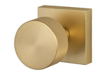 Sure-Loc Hardware Sure-Loc ZH101-SQ SB Zurich Square Passage Door Knob Satin Brass