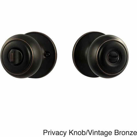 Sure-Loc JN102 11P vintage bronze privacy door knob