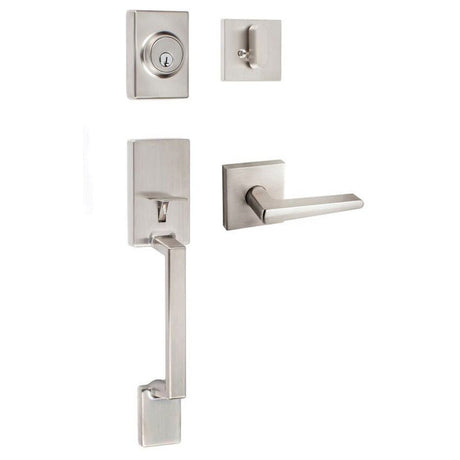 Sure-Loc SH507-S-BS-SQ 15 satin nickel single cylinder handleset