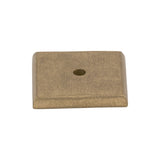 Top Knobs M1451 Aspen Square Knob Backplate Light Bronze