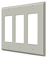 Deltana SWP4740U15 satin nickel switch plate
