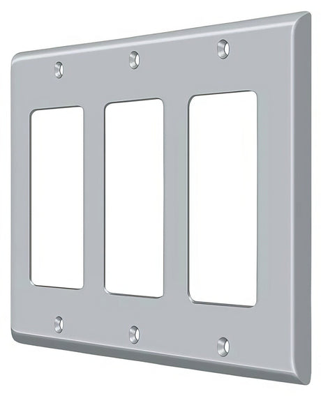Deltana SWP4740U26D satin chrome switch plate