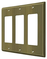 Deltana SWP4740U5 antique brass switch plate